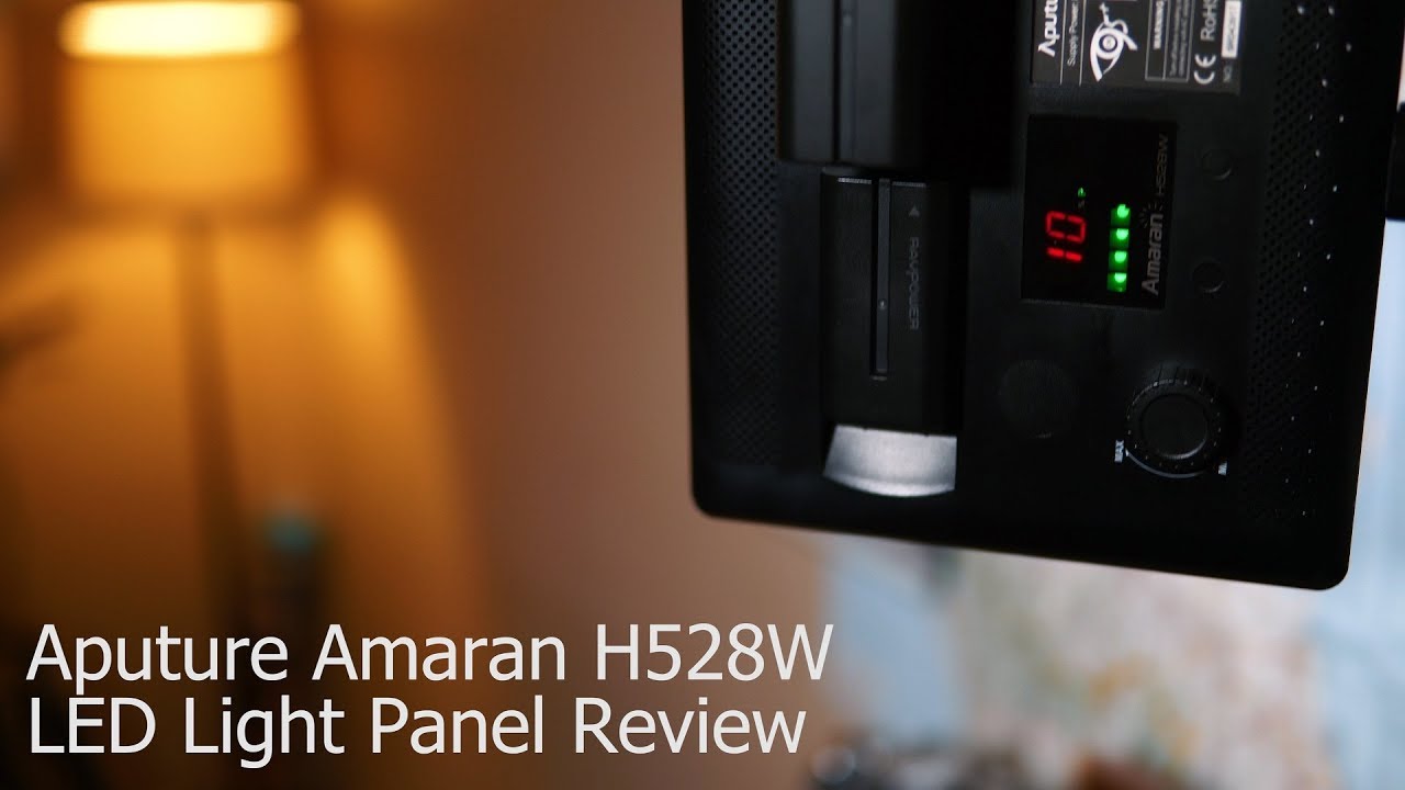 Flattering Flood-Aputure Amaran H528W Review - YouTube