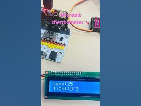 Micro;bit temperature sensor guide🍀 #www.learnmore.co.kr #microbit #런모어 ...