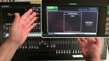 How to setup and use Groups (subgroups) on the Allen and Heath QU series