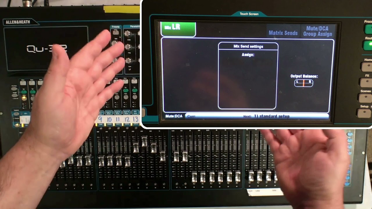 How to setup and use Groups (subgroups) on the Allen and Heath QU series