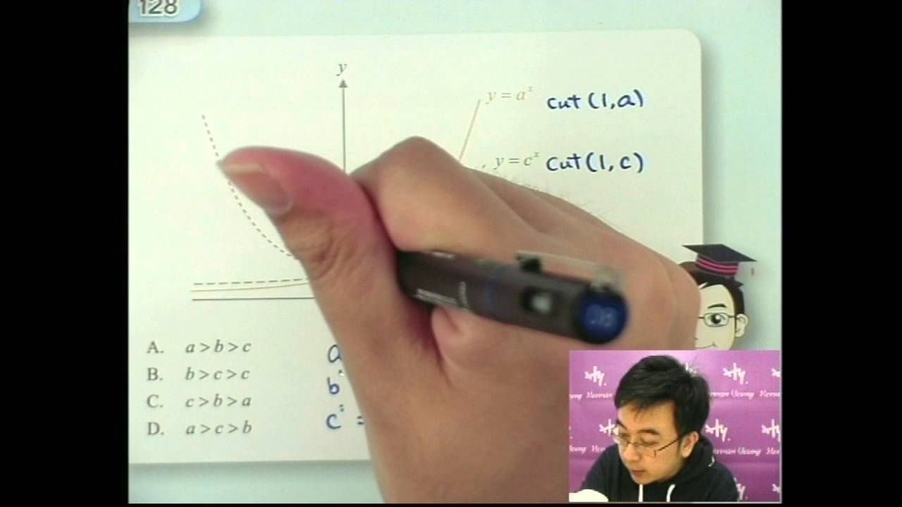 Herman Yeung - DSE 數學 A 天書 - 第4堂 68 (Graph of exp, log function 指數及對數函數 ...