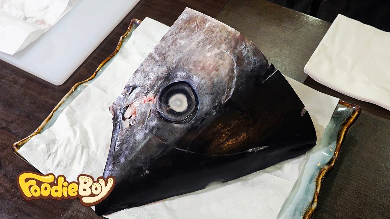 참다랑어 머리 / Bluefin Tuna Head - Korean Street Food / 서울 구로동 다케롤