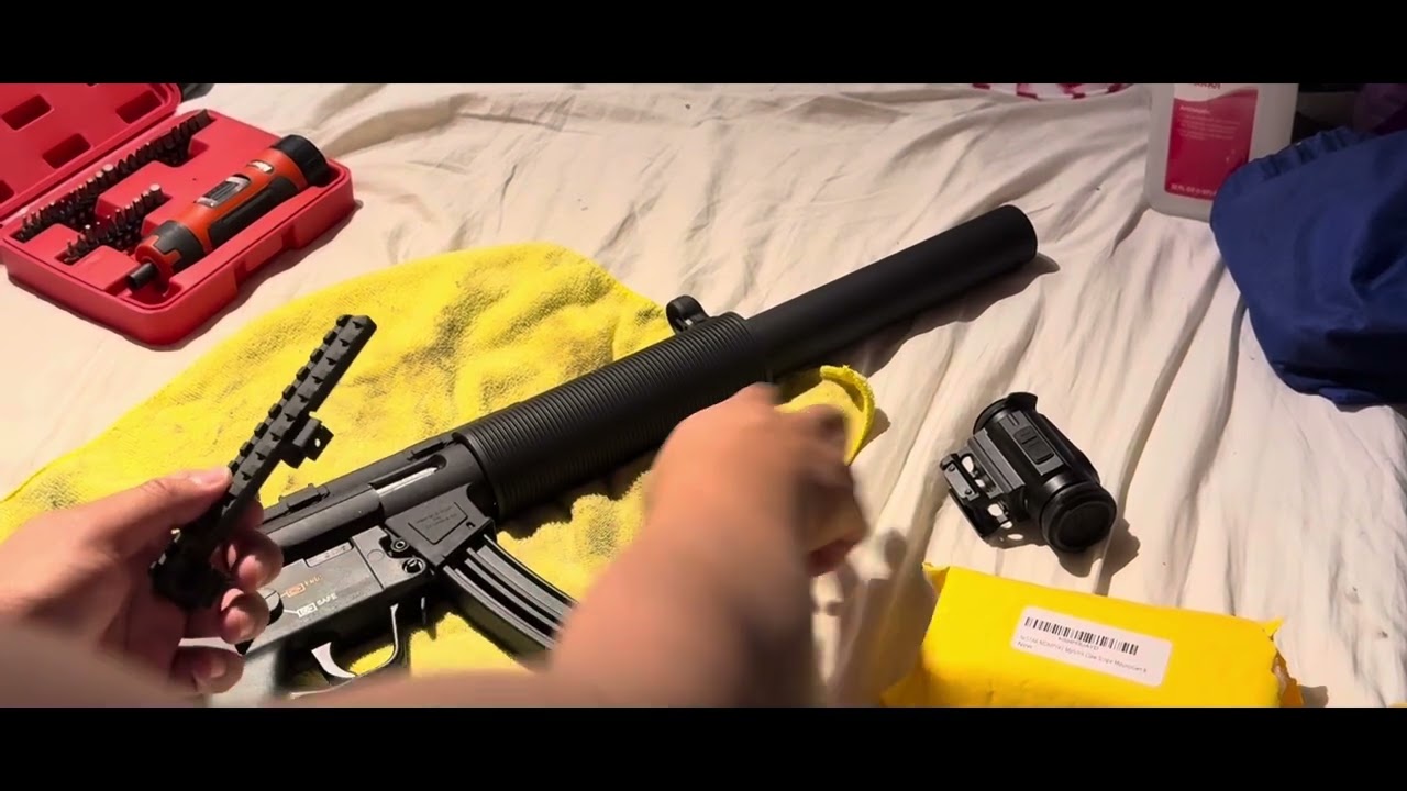 Hk mp5 22lr rifle Ncstar rail from amazon doesn’t fit.