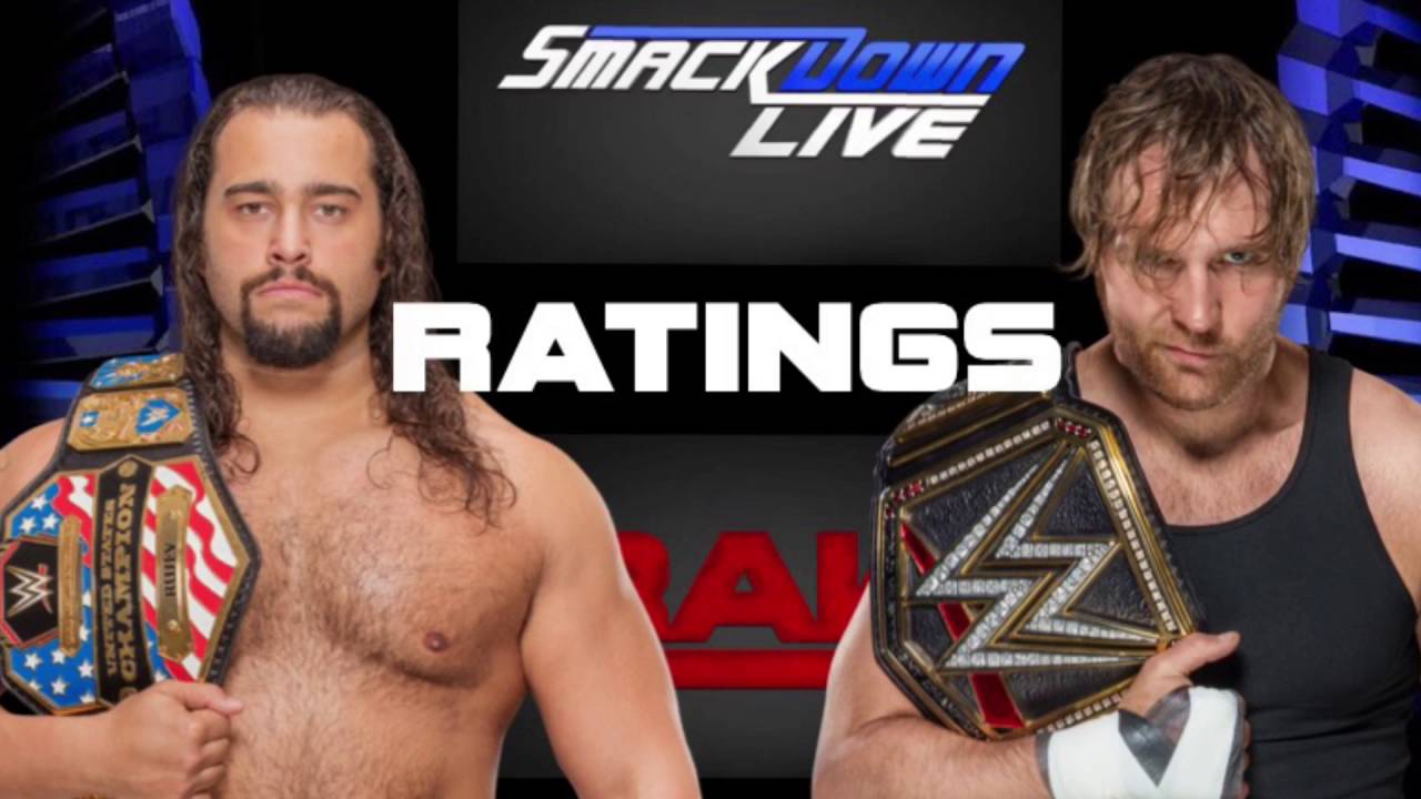 WWE RATINGS WWE Monday Night RAW 8/8/16 vs. WWE SMACKDOWN LIVE 8/9/16
