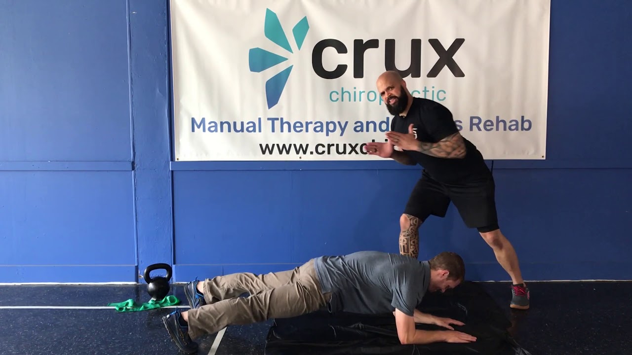 Hard Plank Crux Chiropractic Milwaukee Chiropractor YouTube
