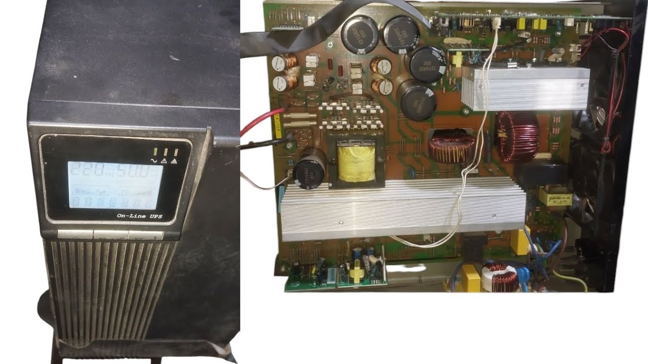 3 KVA online UPS mother board problem repair 