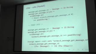 Haskell FFI - Fraser Tweedale - BFPG 2015-03