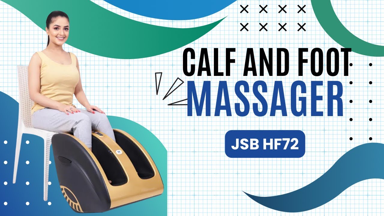 JSB HF72 Calf & Foot Massager | How to Use Leg Massager at Home