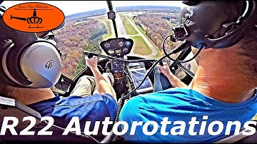 R22 Autorotation Training