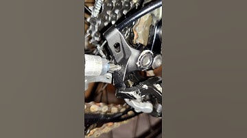 How to tension chains on Shimano gears #mtb