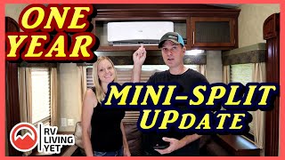 ** 1 YEAR UPDATE**Installing Mini Split Air Conditioner In RV Camper-  FAQ -  AC on Solar by RV Living Yet 56,054 views 2 years ago 14 minutes, 9 seconds