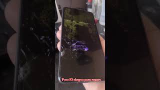 Poco F3 tela quebrada #arlenfreitastecnologyn #smartphone #conserta #celular