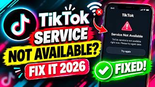 How to fix tiktok service not available 😕 (2026)