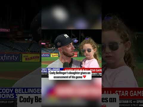 Cody Bellinger's daughter on his MVP performance 😂 🙌