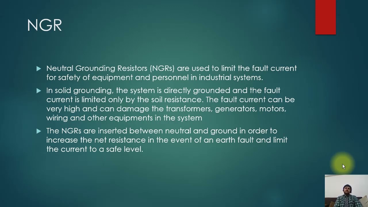 NGR, Neutral Ground Resistor - YouTube