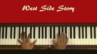 West Side Story Maria Piano Tutorial SLOW