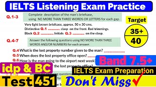 IELTS Listening Practice Test 2024 with Answers [Real Exam - 451 ]