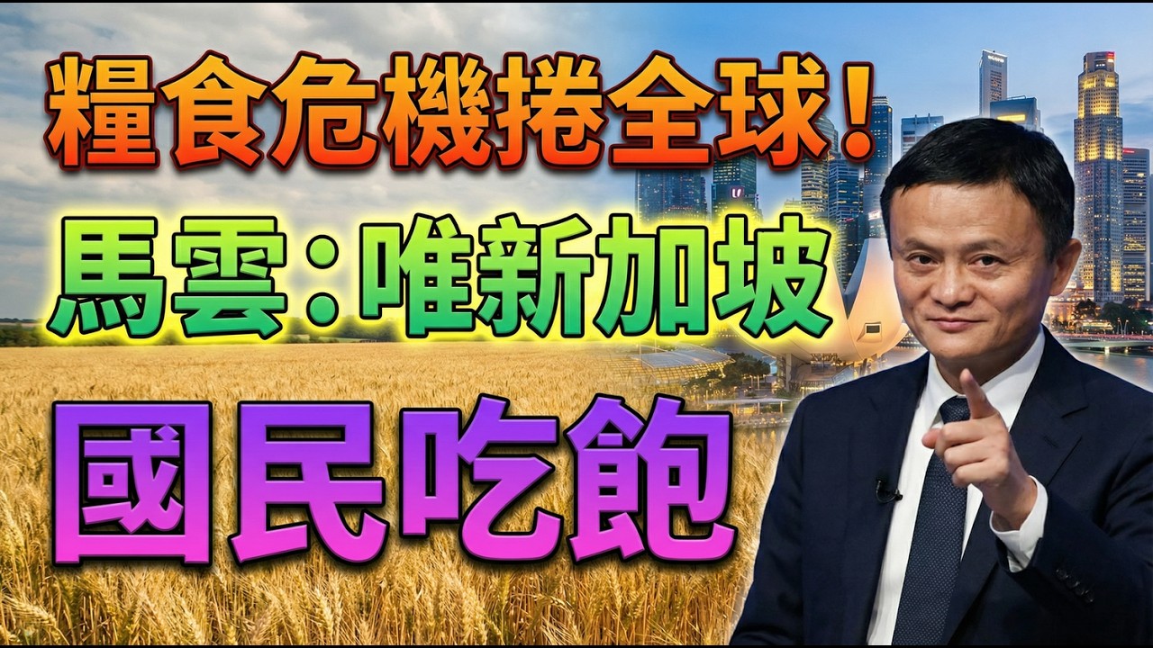 當糧食危機席卷全球，為什麼只有新加坡能讓國民吃飽？   馬雲：農業的奇蹟 #糧食危機 #新加坡農業 #糧食安全 #生存底氣