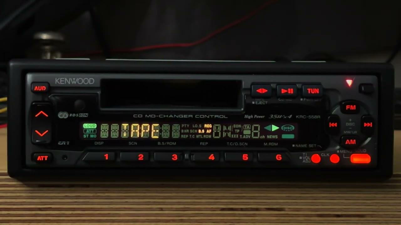 Car Stereo - Kenwood KRC-558RA NOS - 26 Jahre im Karton