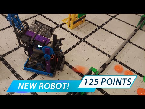 VEX IQ Slapshot Robot - 125 Points! (By Ben Lipper)