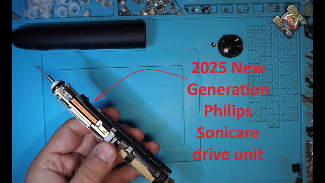 New generation Philips Sonicare drive unit. Teardown. Review of improvements over old generation