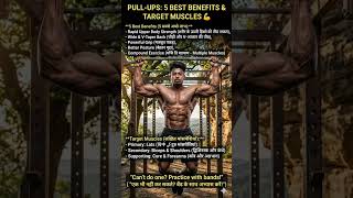 Pull-Ups Karne Ke 5 Gazab Fayde! 💪 | Best Back Exercise Explained 🔥Harshit edd #short