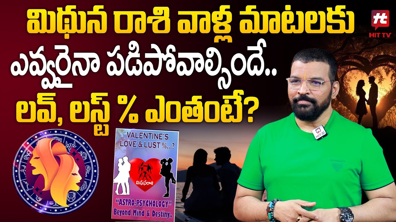 మిథున రాశి వాళ్ల మాటలకు ఎవ్వరైనా పడిపోవాల్సిందే.. | ASTRO-PSYCHOLOGIST S.V.NAGNATH | Midhuna