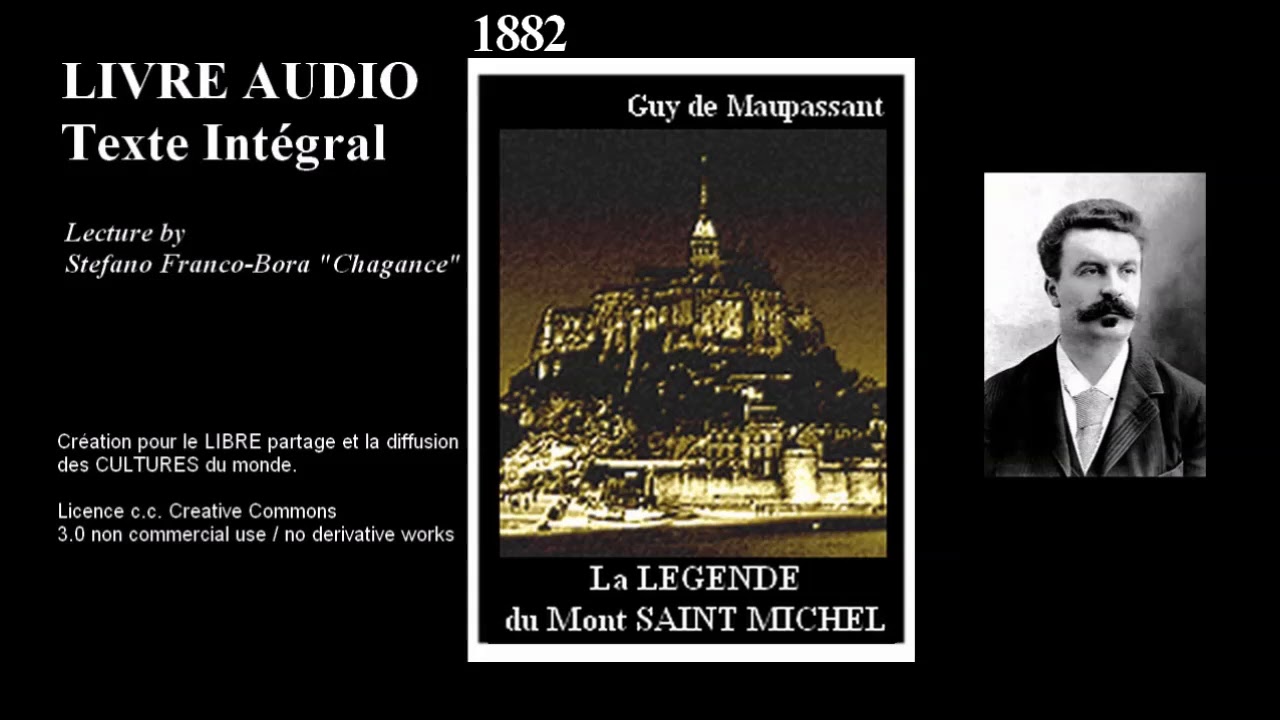 LIVRE AUDIO Guy de Maupassant 1882 Legende du mont Saint Michel by