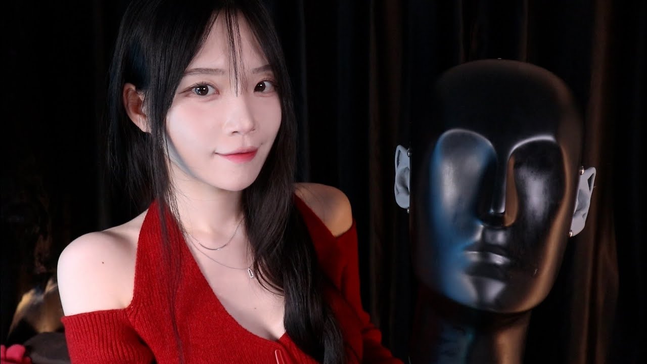 ASMR(Sub✔)1 час деликатного звука прикосновения к голове манекена + короткий звук сердца