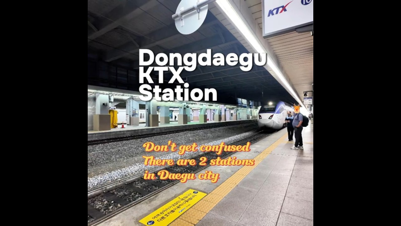대구 동대구 KTX역 Dongdaegu KTX Station in Daegu city, Korea 