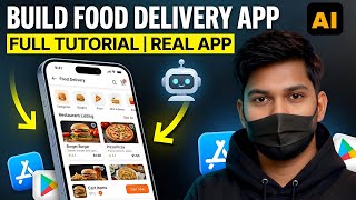 I Built a Food Delivery App with AI 🍔😳 | Real Mobile App