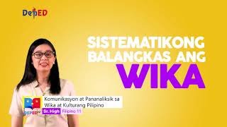 SHS  Filipino Q1 Ep1: Komunikasyon at Pananaliksik sa Wika at Kulturang Pilipino