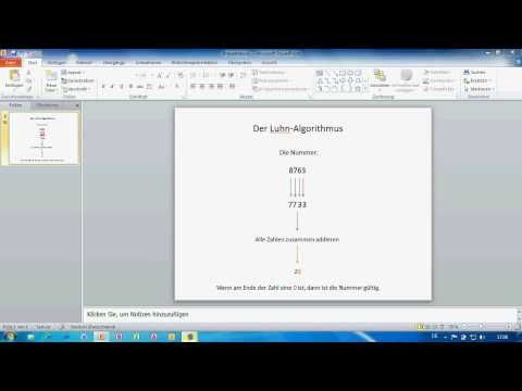 Luhn-Algorithmus (Theorie)