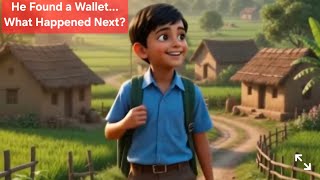 The Honest Boy | A Wallet, A Choice, A Reward | Moral Story in English