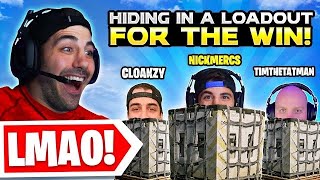 Hiding INSIDE a Loadout for the WIN! 🤣 (Modern Warfare Warzone)