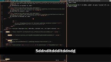 Using a Vim macro to edit 1,189 files
