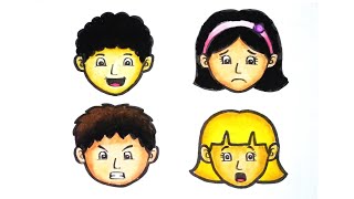 Tutorial Menggambar dan Mewarnai Ekspresi Manusia ( EXPRESSION )