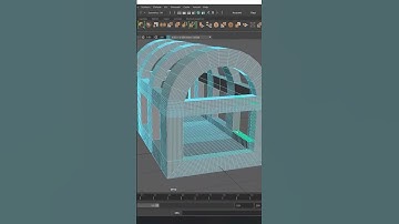 Wooden Chest Game Asset #mayatutorial #shorts #maya3d