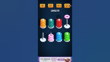 Hoop Sort Puzzle - Color Ring Stack Sorting Game Level 717 Solution