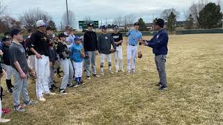 Infield Plays: 2 Handed Slow Roller - Throwing Drill