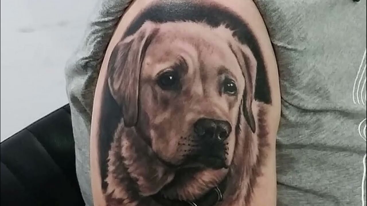 Share 80+ labrador retriever tattoo in.eteachers