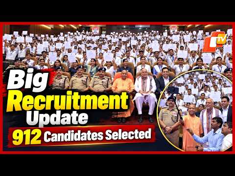 912 Candidates Selected for UP Police Clerical Cadre Receive Appointment Letters | OTV
