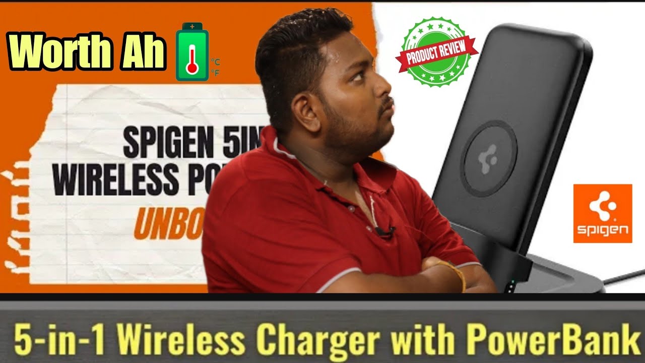 Iphone 13 Wireless Charging With Spigen 10000mAh 5 in 1 Wireless Power Bank || Battey Health 