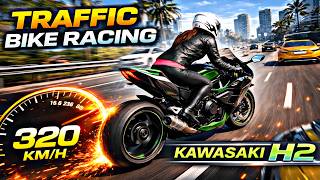 Traffic City Rider Moto Rush Drive H2 🏍️ | High Speed Bike Racing Gameplay 2026 screenshot 4