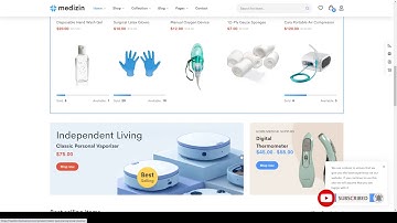 Medizin - Medical Elementor WooCommerce Theme modern pharmacy Build Website
