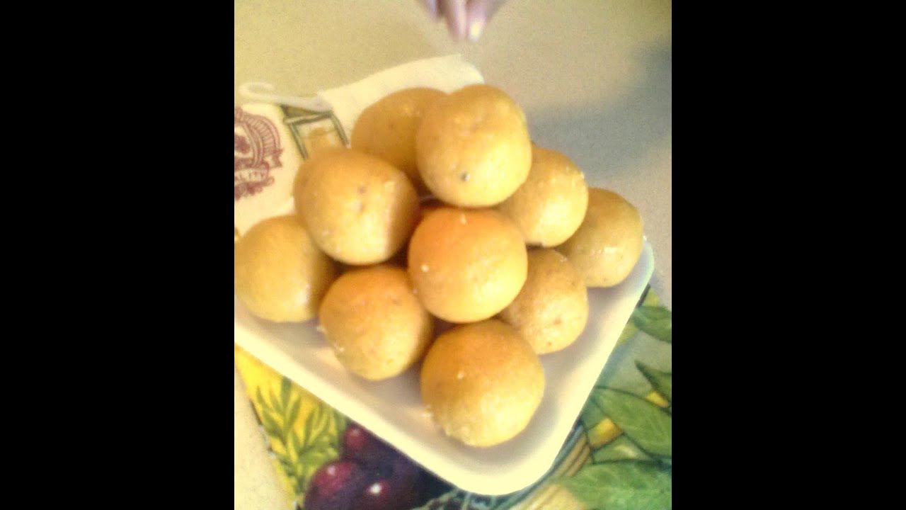 Besan Laddu in microwave YouTube