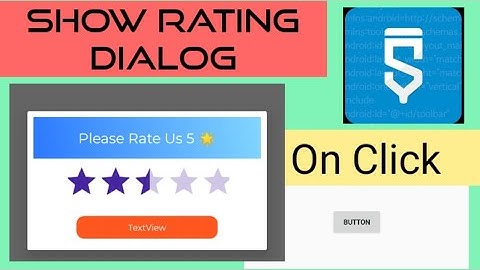 Custom Rating Dialog in #Sketchware #pro #revolution