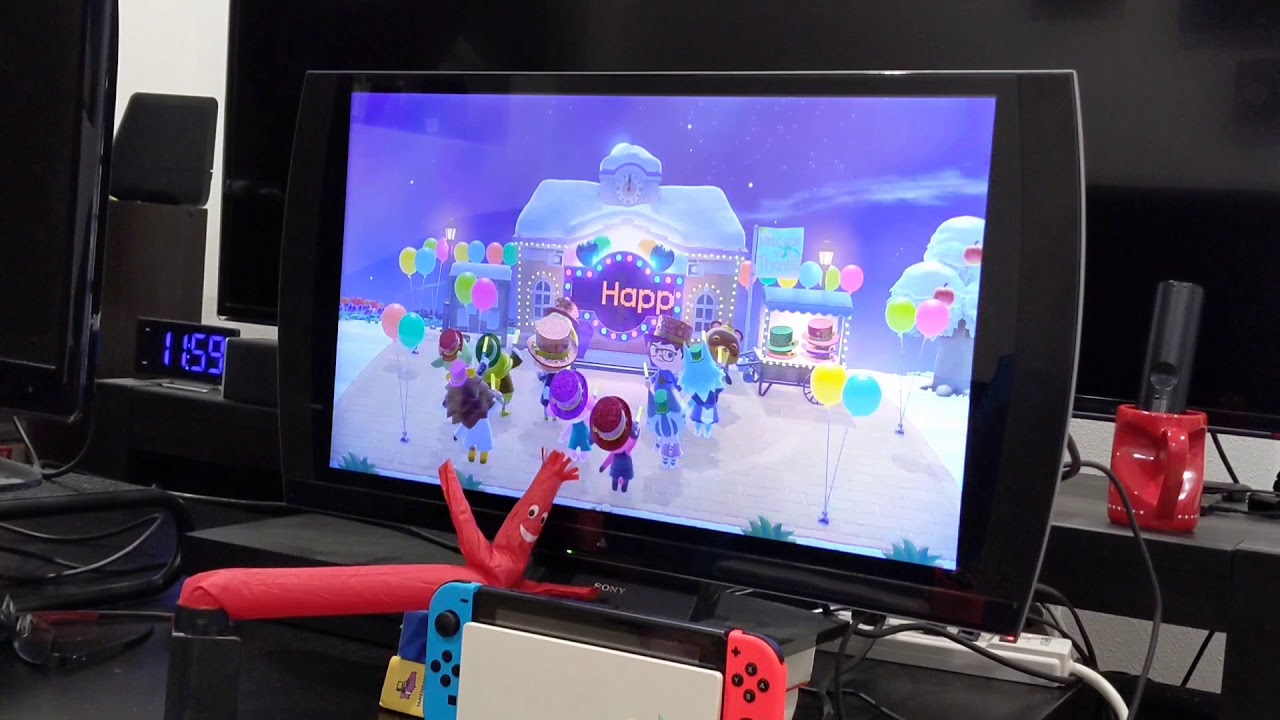 Animal Crossing: New Horizons | Happy New Year feat. Inflatable Tube ...