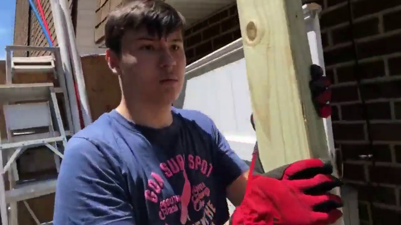 Открываем бассейн, ставим забор, работа кипит! - YouTube