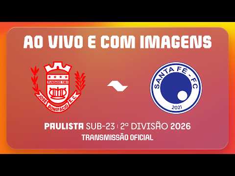 AO VIVO E COM IMAGENS: JOSÉ BONIFÁCIO X SANTA FÉ | RODADA 2 | PAULISTA SUB23 2ª DIVISÃO 2026 — football video